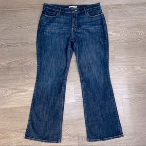 Levis 515 Bootcut Jeans Women's Denim Stretch High Rise Whiskering